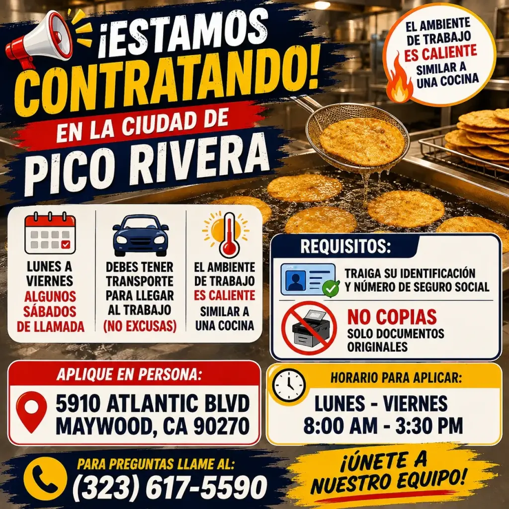 Oportunidades de Empleo en Pico Rivera