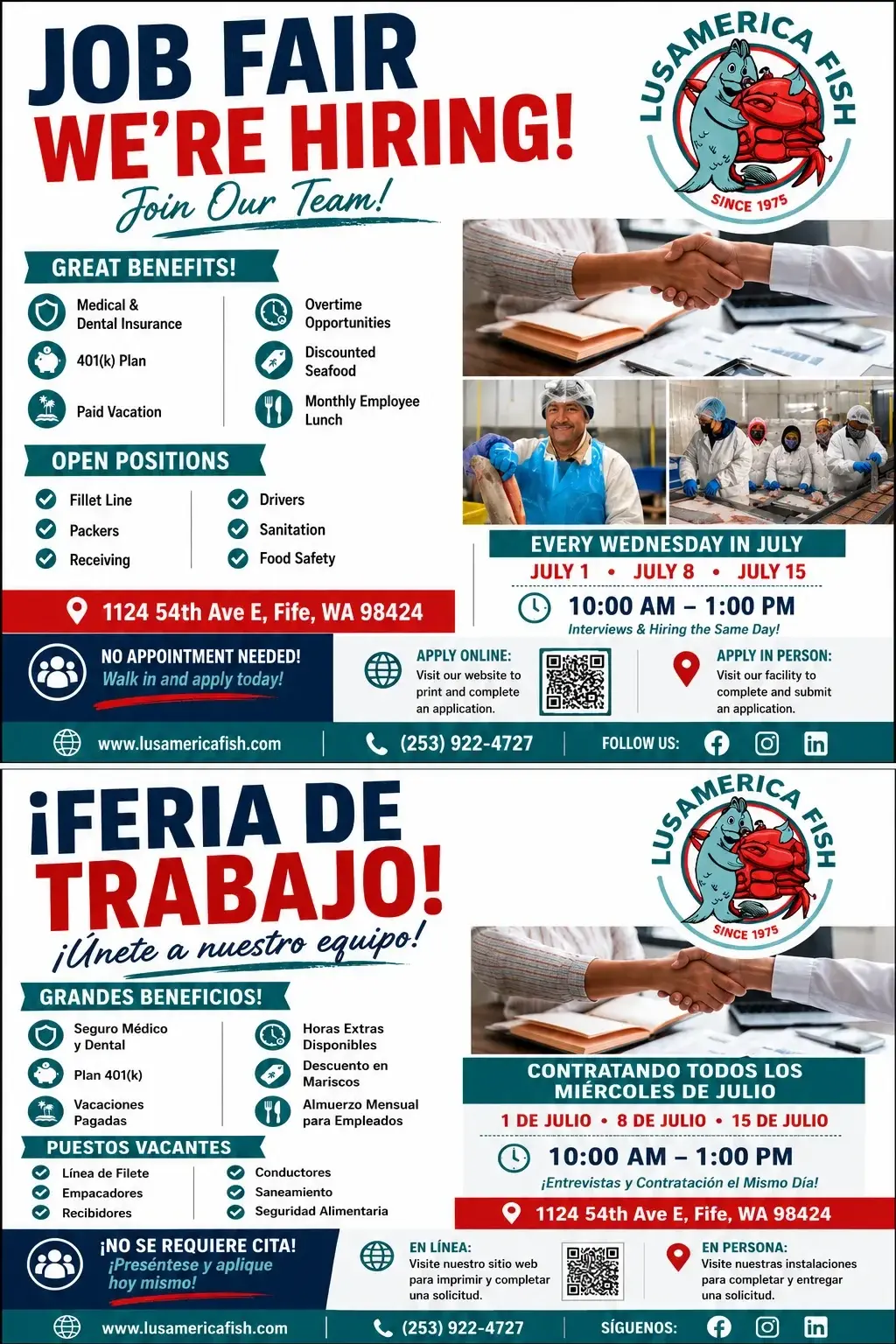 Solicitando para varios puestos