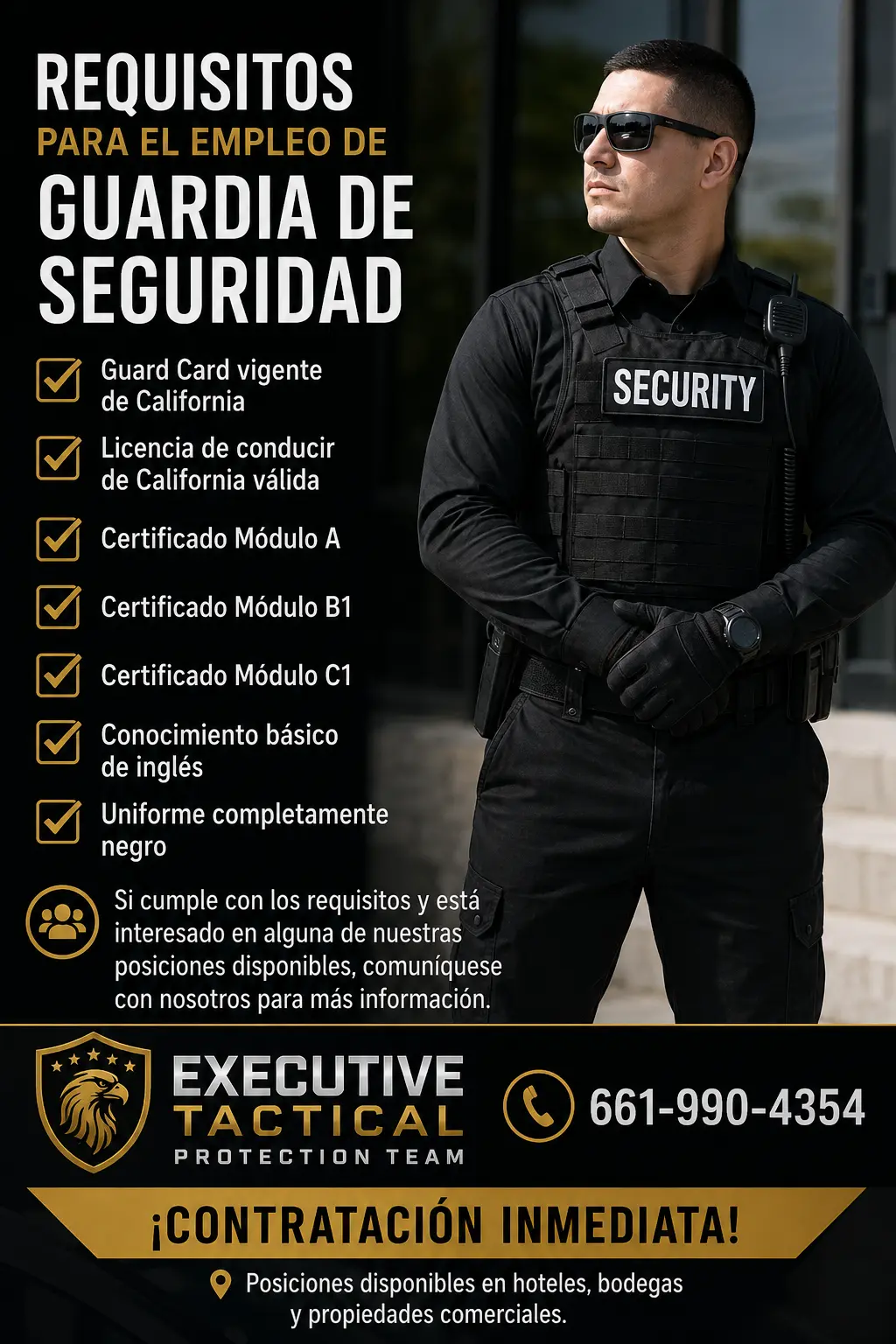 Buscas empleo de guardia