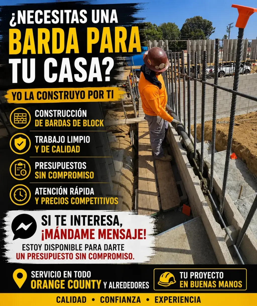 Hacemos barda de bloque