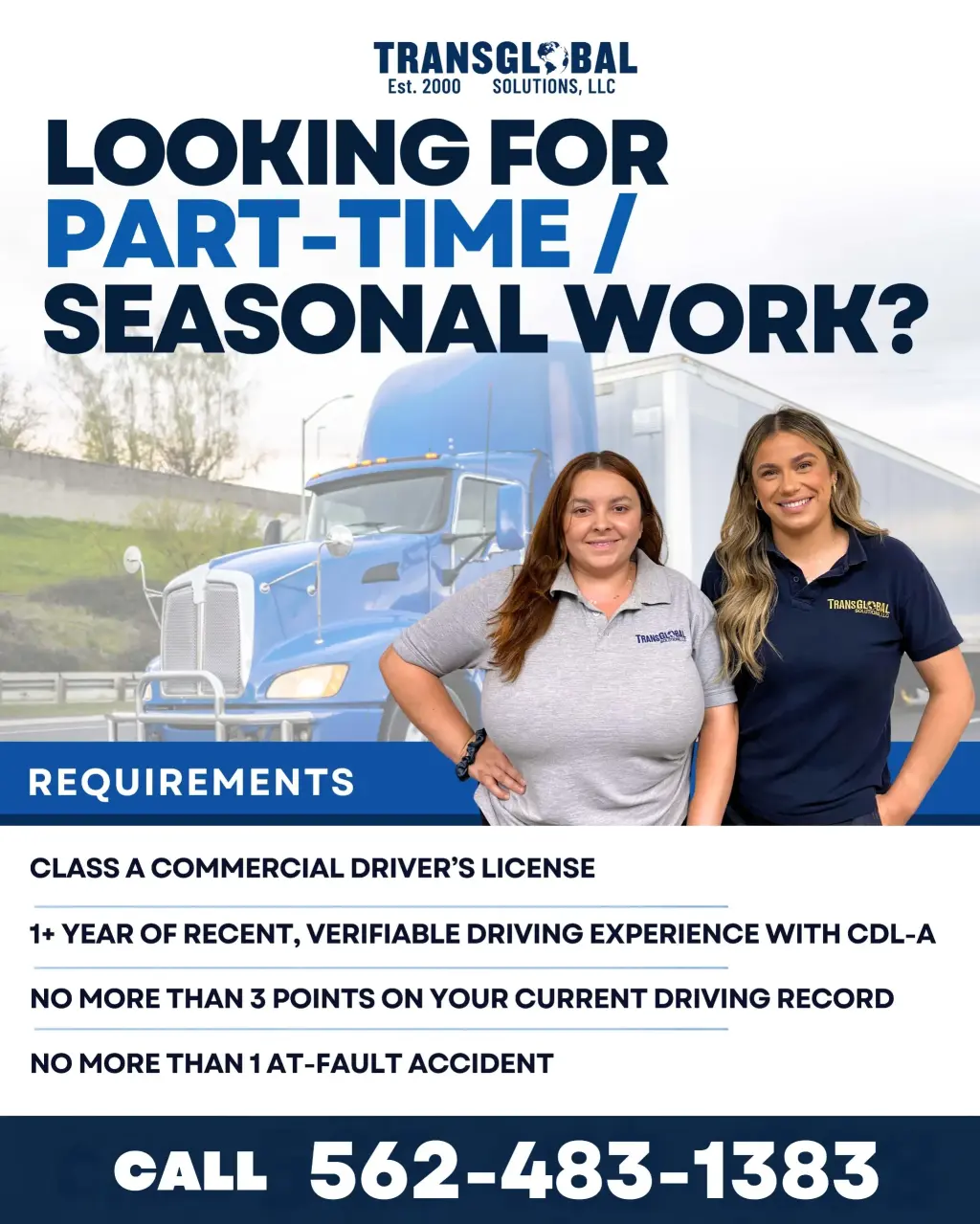 CDL-A DRIVERS: READY FOR EXTRA HOLIDAY INCOME?