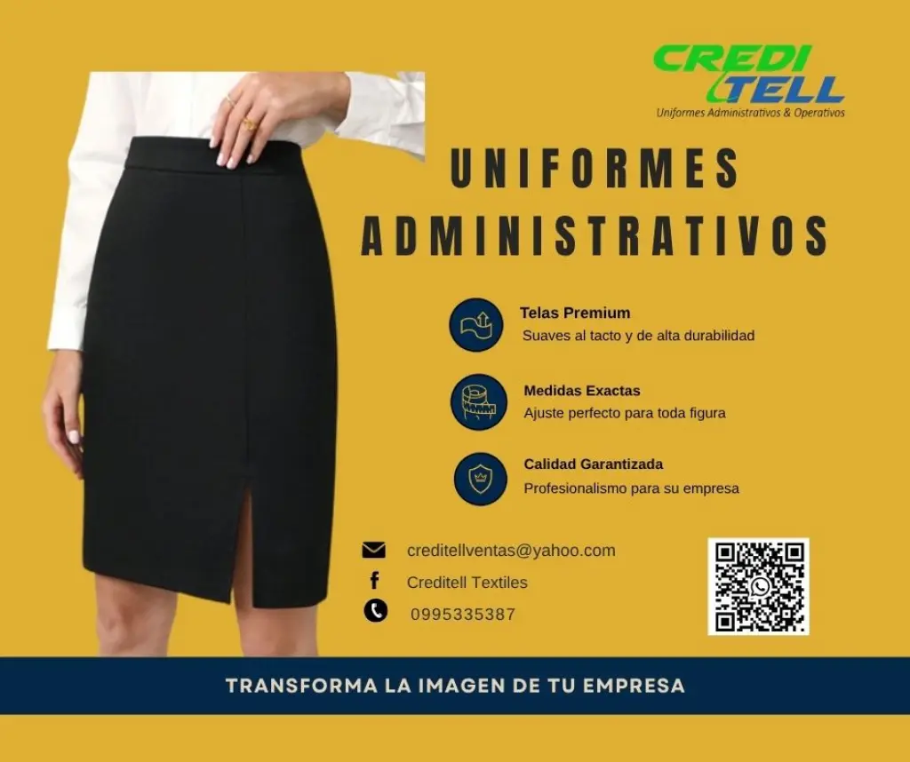 Faldas para uniformes adminitrativos al por mayor