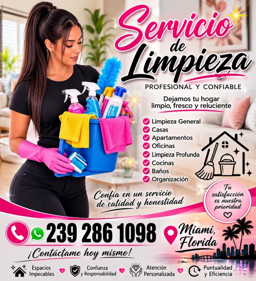 Ofrezco servicio de limpieza
