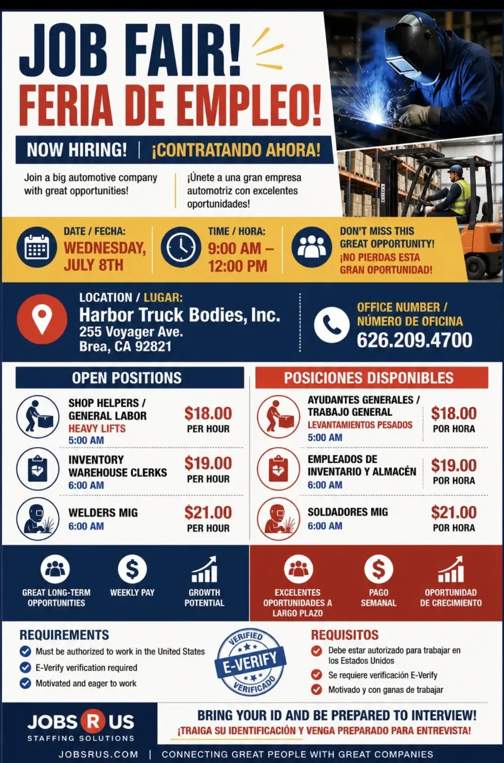Feria De Trabajo Compañia Automotriz
