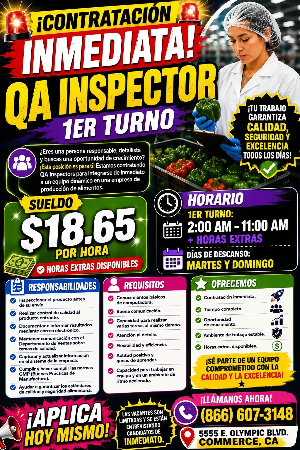 Trabajo disponible