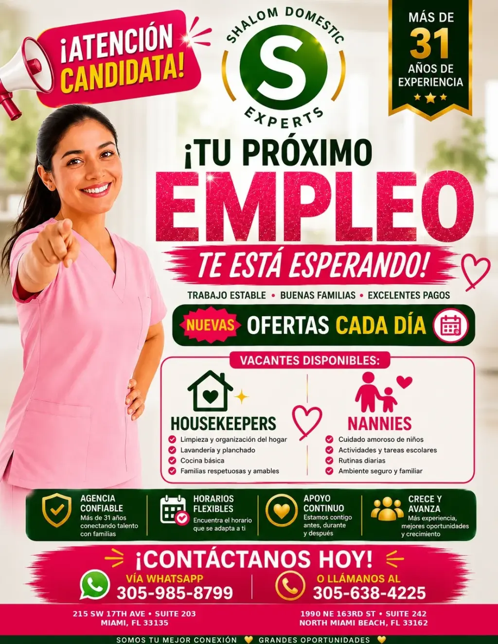 Housekeepers y Nannies