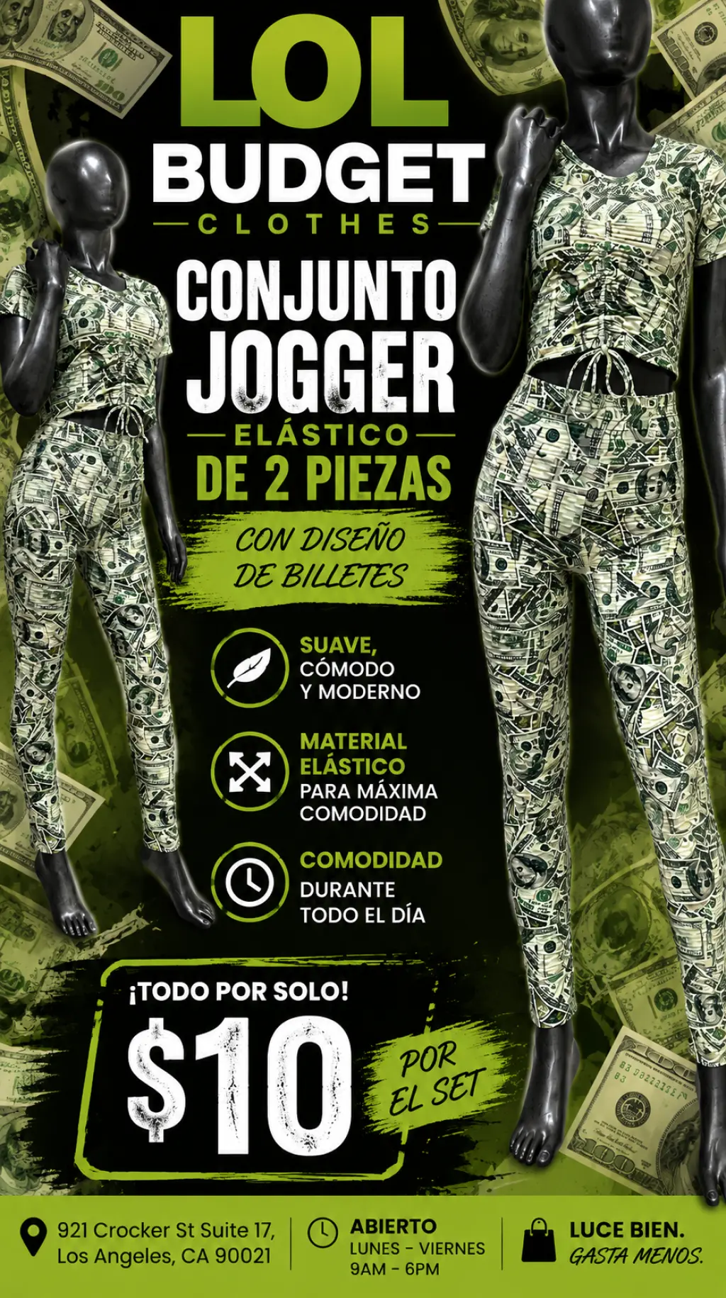 Stylish Jogger Set - 2 Piece Outfit