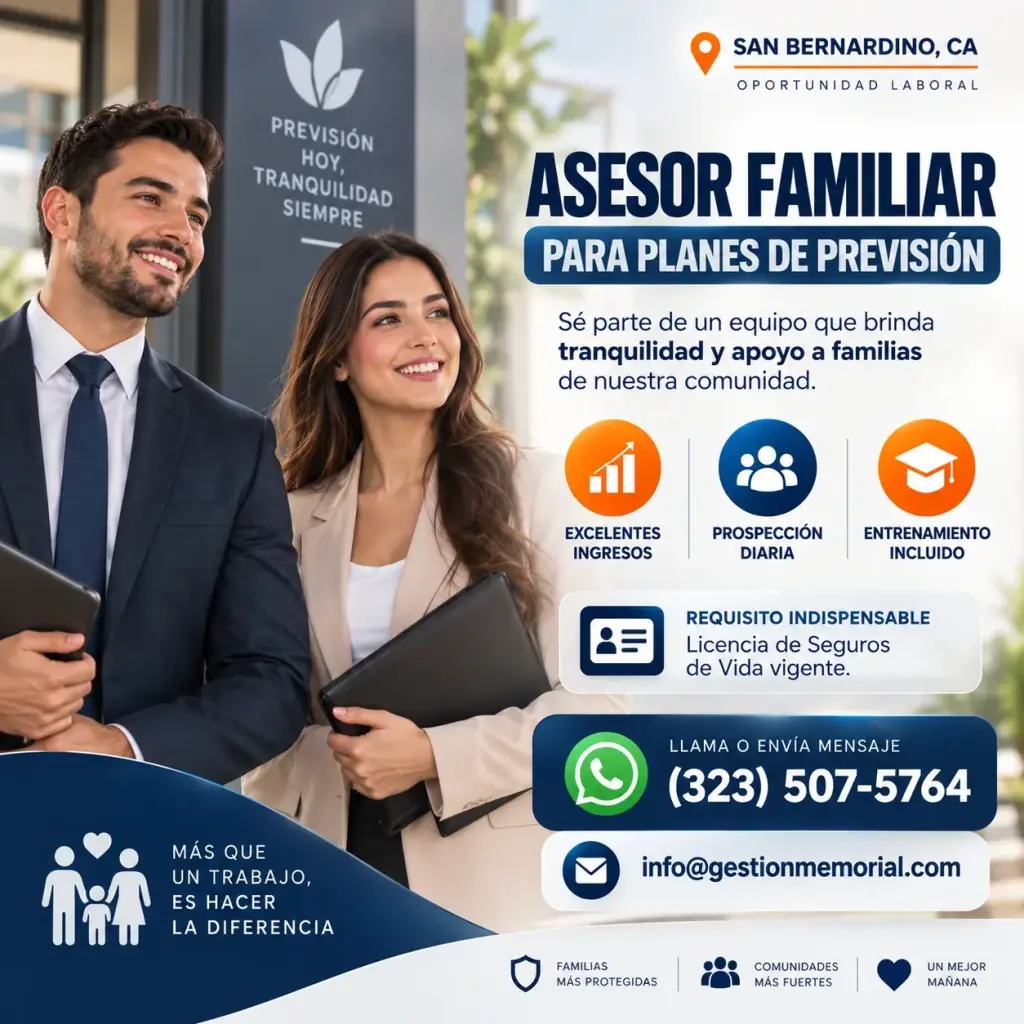 Asesor Familiar para Planes de Previsión - San Bernardino