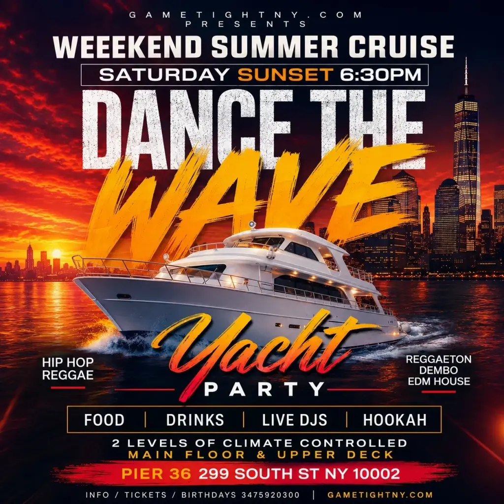 Weekend Summer Yacht Party - Dance the Wave!