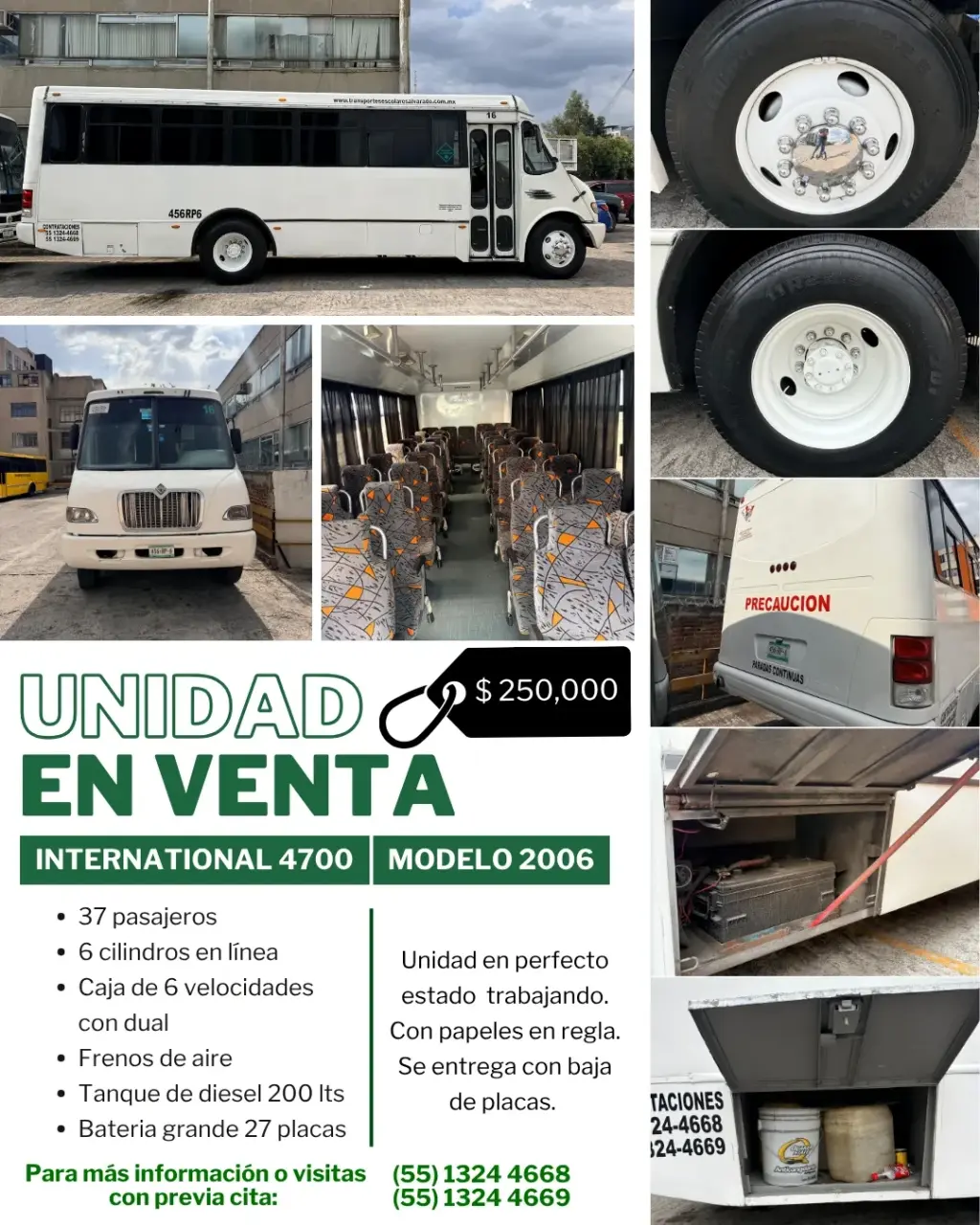 SE VENDE CAMIÓN INTERNATIONAL 4700 MODELO 2006