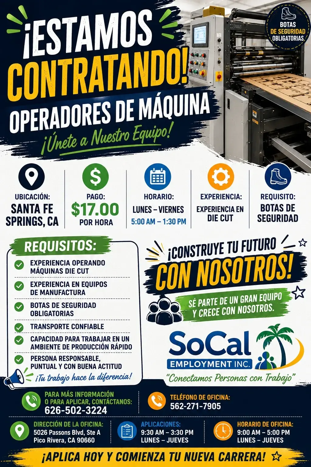 OPERADORES DE MAQUINAS