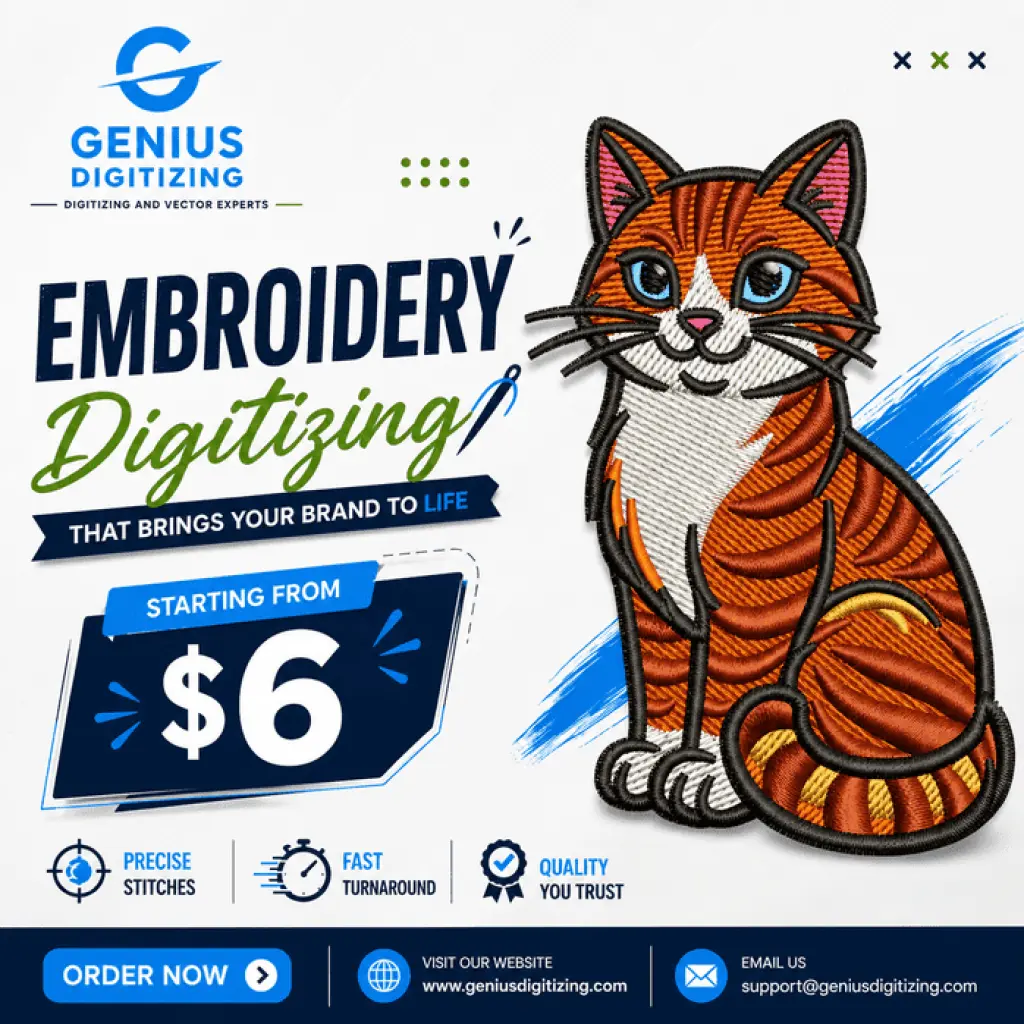 Professional Embroidery Digitizing Services