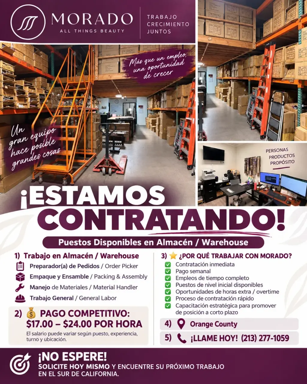 Se Solicita Trabajo en Bodega - (Posibilidades de desarrollo para ascenso)