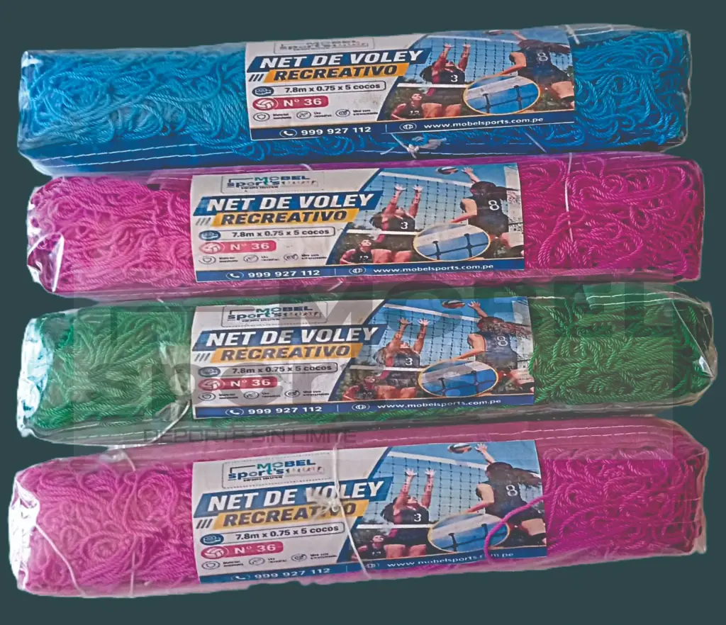 Redes de Voleibol Recreativas - Disponibles en Varios Colores