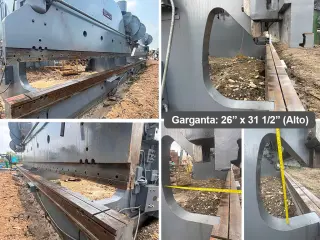 PRENSAS DOBLADORAS CINCINNATI EN TANDEM 44' x 1,500 TON