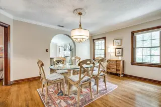 charming dining room large master