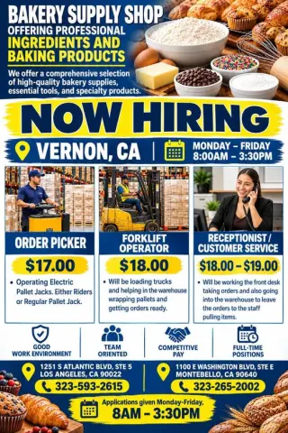 Oportunidades de Trabajo para Puestos de Empaque en Commerce, CA