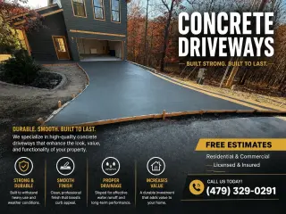 Servicios de Concreto de Calidad - Entradas, Patios y Más