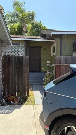 Updated and very private back unit