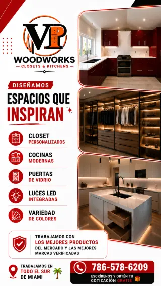 Servicios de Remodelación de Cocina y Closet Modernos