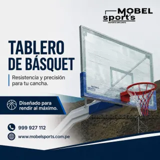 Equipa tu cancha con nuestro tablero de básquet plegable