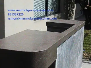 Corian superficies solidas, para cocinas, baños, laboratorios, paredes, counters
