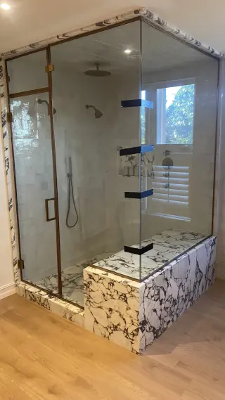 Shower glass , office partitions , espejos led costumetizados