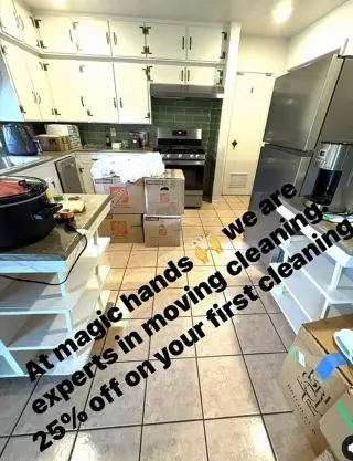 Magic hands excellent cleaning