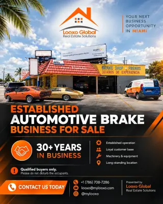 Established Automotive Brake Business for Sale