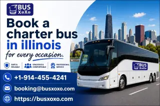 Corporate Charter Bus Rental in Illinois for Business Transportation | Busxoxo