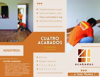 Cuatro Acabados ofrece Asesorías Gratis !, para la Mujer en Pisos y Decoración