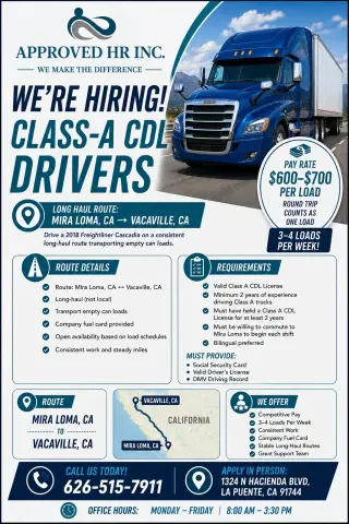 CLASS A CDL TRUCK DRIVER