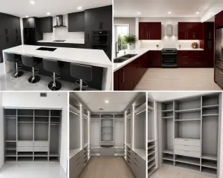 Servicios de Remodelación de Cocina y Closet Modernos