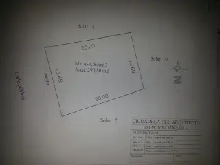 VENTA DE TERRENO  290,00 m2-Via Puntilla-Salitre.Contiguo a Malaga II