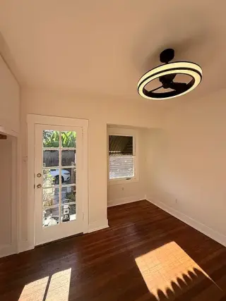 Updated and very private back unit