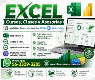 CURSOS de EXCEL a DOMICILIO