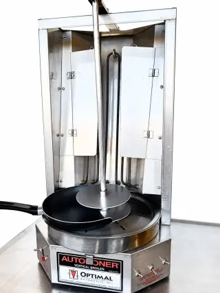 NUEVO Optimal Automatics Autodoner 3PE Asador Eléctrico para Gyro 240V