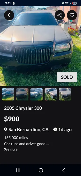Good car my loss you're gain