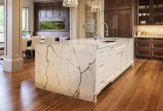 CORIAN en tableros de cocina, caunter de atención al público, baños, curvos