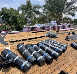 Roofing material on sale