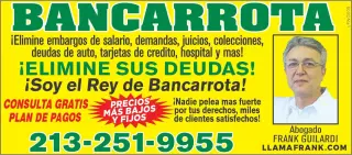Bancarrota Barata. Elimina tus deudas