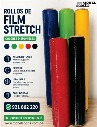 Film Estirable Negro para Embalaje