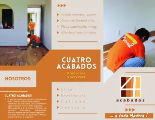 Cuatro Acabados ofrece Asesorías Gratis !, para la Mujer en Pisos y Decoración