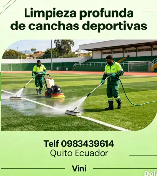 Limpieza de canchas De Hormigón en Quito