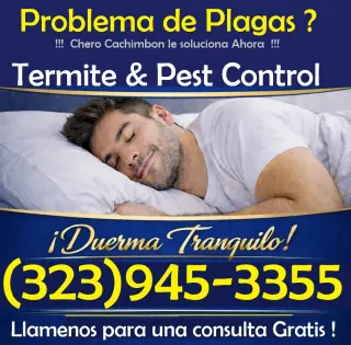 EXTERMINADORES TERMITAS LOS ANGELES Y OTRAS AREAS CERCANAS.-