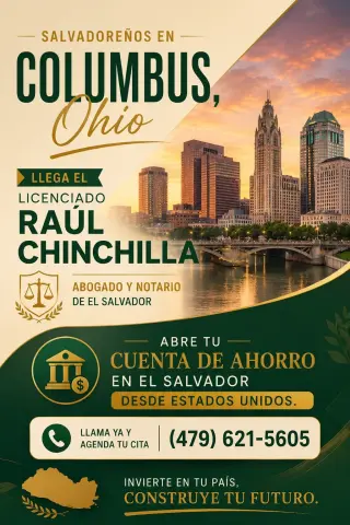 ABOGADO Y NOTARIO SALVADOREÑO EN COLUMBUS, OHIO