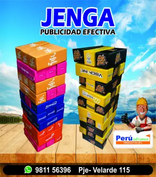 Juego de Jenga de Espuma