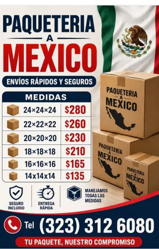 Envios de Cajas a Mexico 🇲🇽 🇲🇽