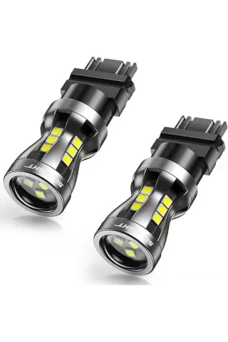 SEALIGHT Bombilla LED de marcha atrás, bombilla LED 3157 blanca