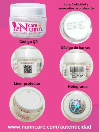 Nunncare Crema Limpiadora 100% Original